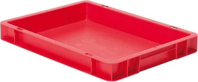 Actual product image kaiserkraft Euro-format stacking containers, walls and base closed