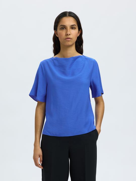 Immagine prodotto Selected Viskosemix Oberteil mit kurzen Ärmeln (36)