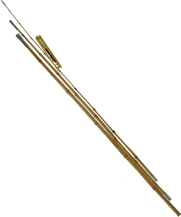 Game on fishing Bambus Angel 3,5m+Ausrüstung (Teleskoprute, 350 cm)