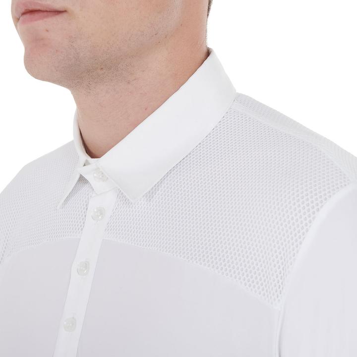 Produktbild Equestro Langarmwettkampf-Poloshirt für Reiten (XS)