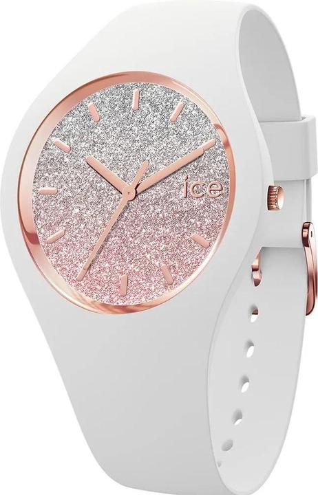 Actual product image ICE Watch Ice Lo White Pink (Analogue wristwatch, 37 mm)