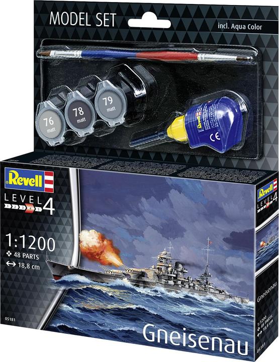 Actual product image Revell Model Set Gneisenau