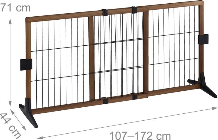 Produktbild Relaxdays Absperrgitter