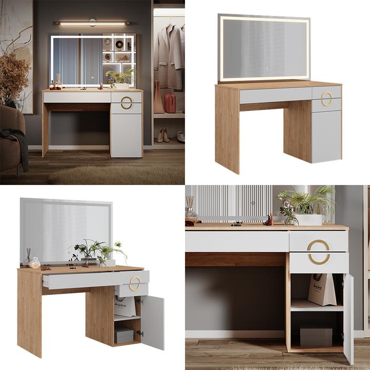 Image du produit Vicco Adela avec miroir LED (115 x 55 x 76.5 cm)