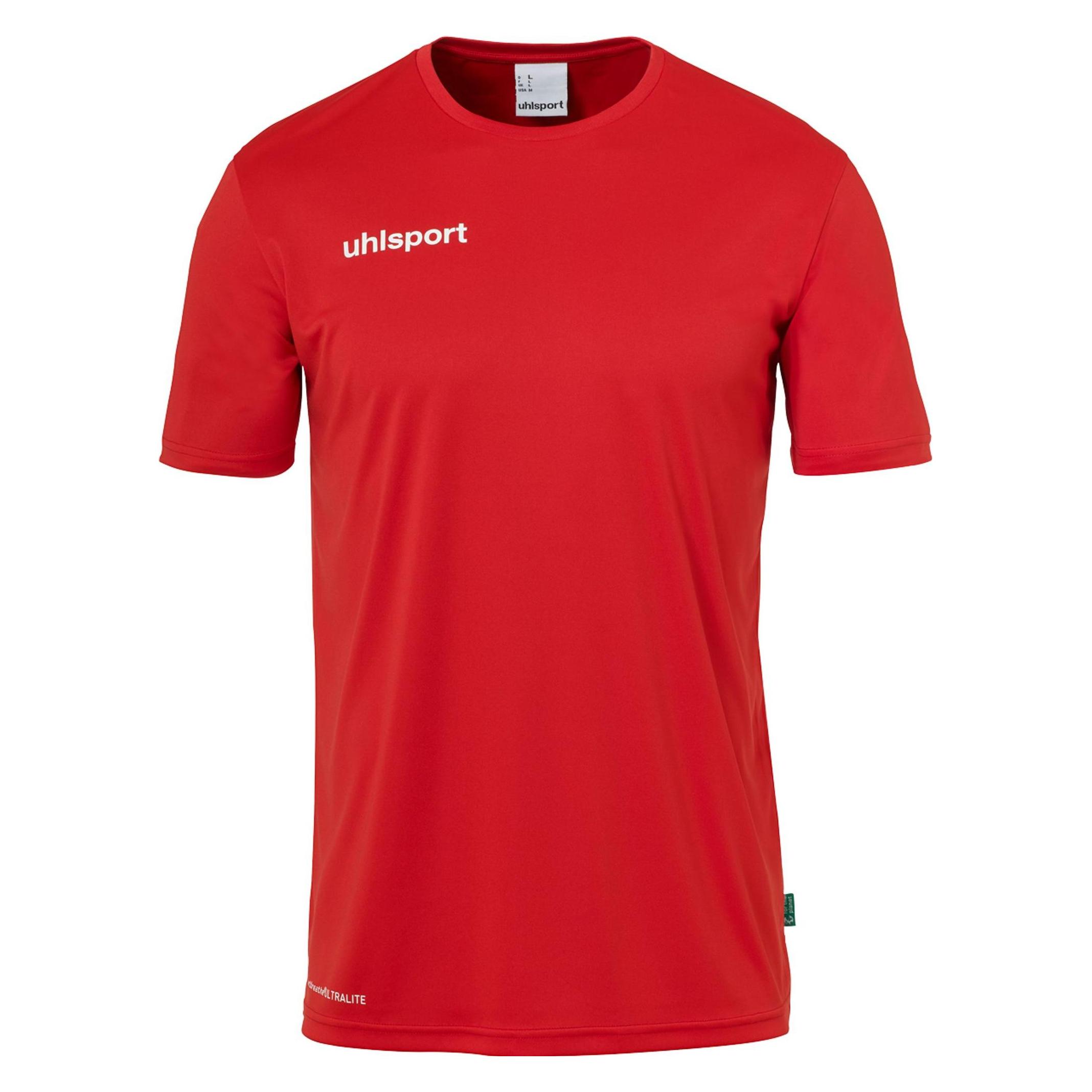 Uhlsport, Herren, Sportshirt, Trainings-T-Shirt Essential Functional (S), Rot, S