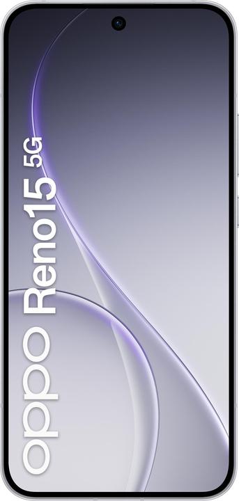 Immagine prodotto OPPO Reno15 5G (512 GB, Aurora bianca, Bianco, 6.59", Doppia SIM, 5G)