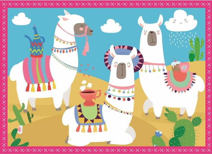 Produktbild Trefl 4in1-Puzzle - Lamas im Urlaub (207 Teile)