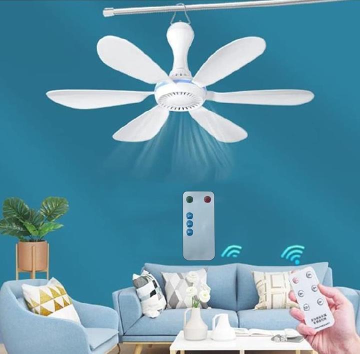 Immagine prodotto TangDao Mobiler Mini-Deckenventilator mit Fernbedienung