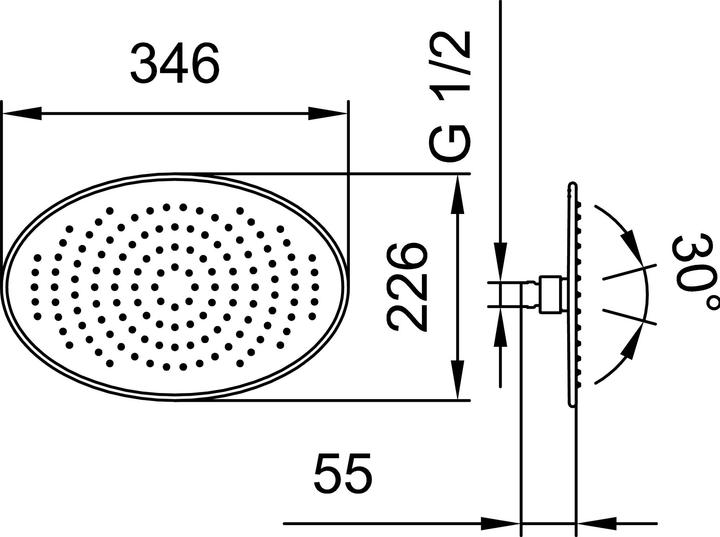 Immagine prodotto Laufen HF504728100000 (1 Tipi di raggi, 12 l/min)