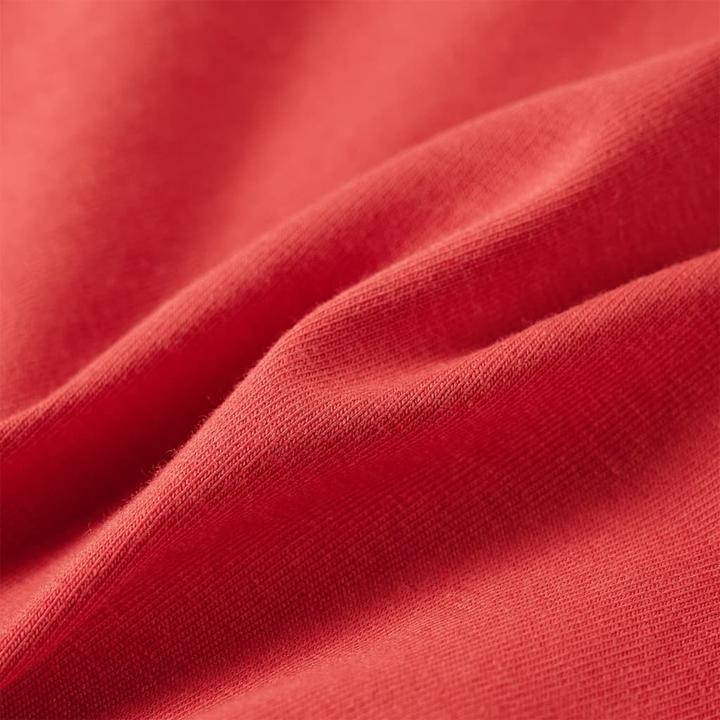 Immagine prodotto VidaXL Camicia da bambino a maniche lunghe rosso scuro 128,Materiale: 95 % cotone (128)