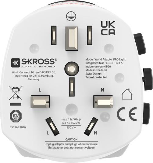 Produktbild Hama Weltreiseadapter World Travel Pro Light, 3-polig