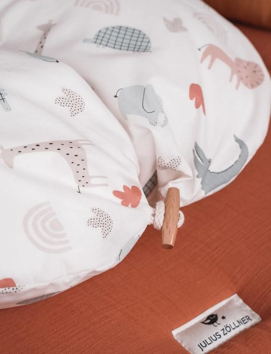 Actual product image Julius Zöllner Nursing Pillow Nappi with Button Organic (75 cm)