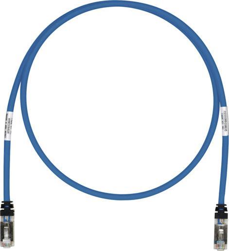 Actual product image Panduit TX6A, 10Gig, Cat6A, 3m network cable Blue S/FTP (S-STP) (S/FTP, CAT6a, 3 m)