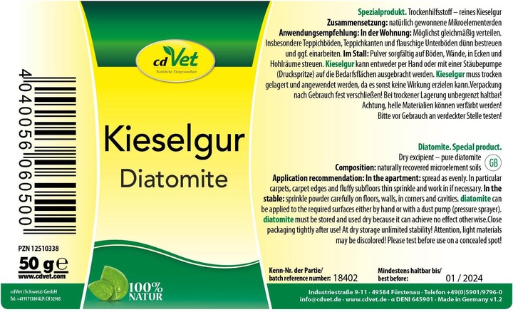 Produktbild cdVet Kieselgur