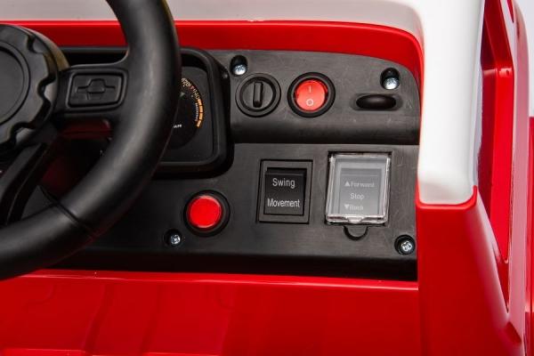 Actual product image Es-toys Kinderfahrzeug – Elektro Auto „Feuerwehr“ – 12V7AH Akku, 4 Motoren - Fernsteuerung, MP3 + Si (12 V)