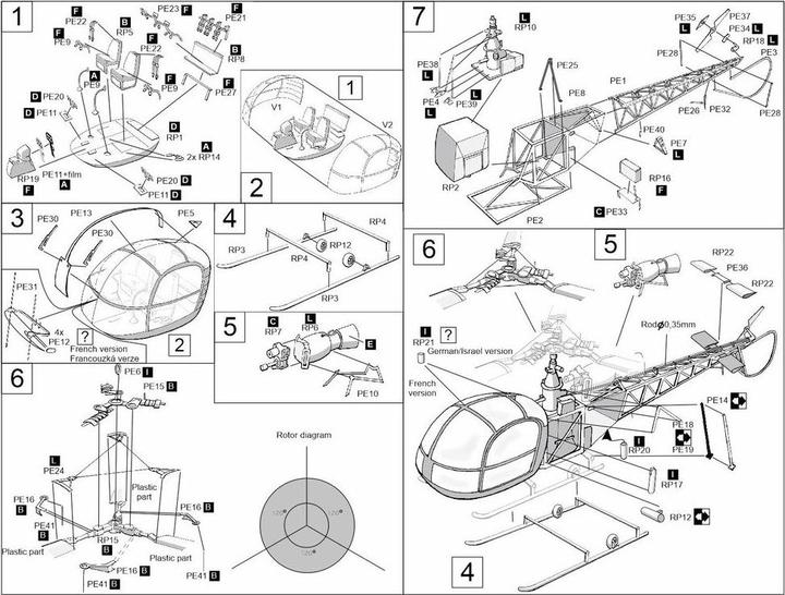 Actual product image Brengun SA 318C Alouette II