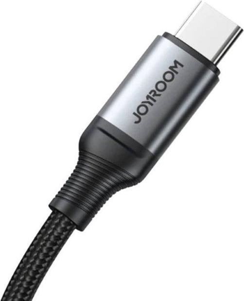 Produktbild Joyroom Cable Speedy USB SA21-1T3, 3 in 1/ 30W/Cable 1.2m (black) (1.20 m, 30 W)