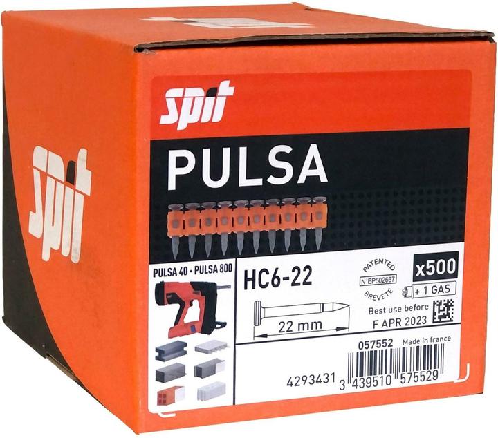 Actual product image Spit Nails (10 pcs., 22 mm)