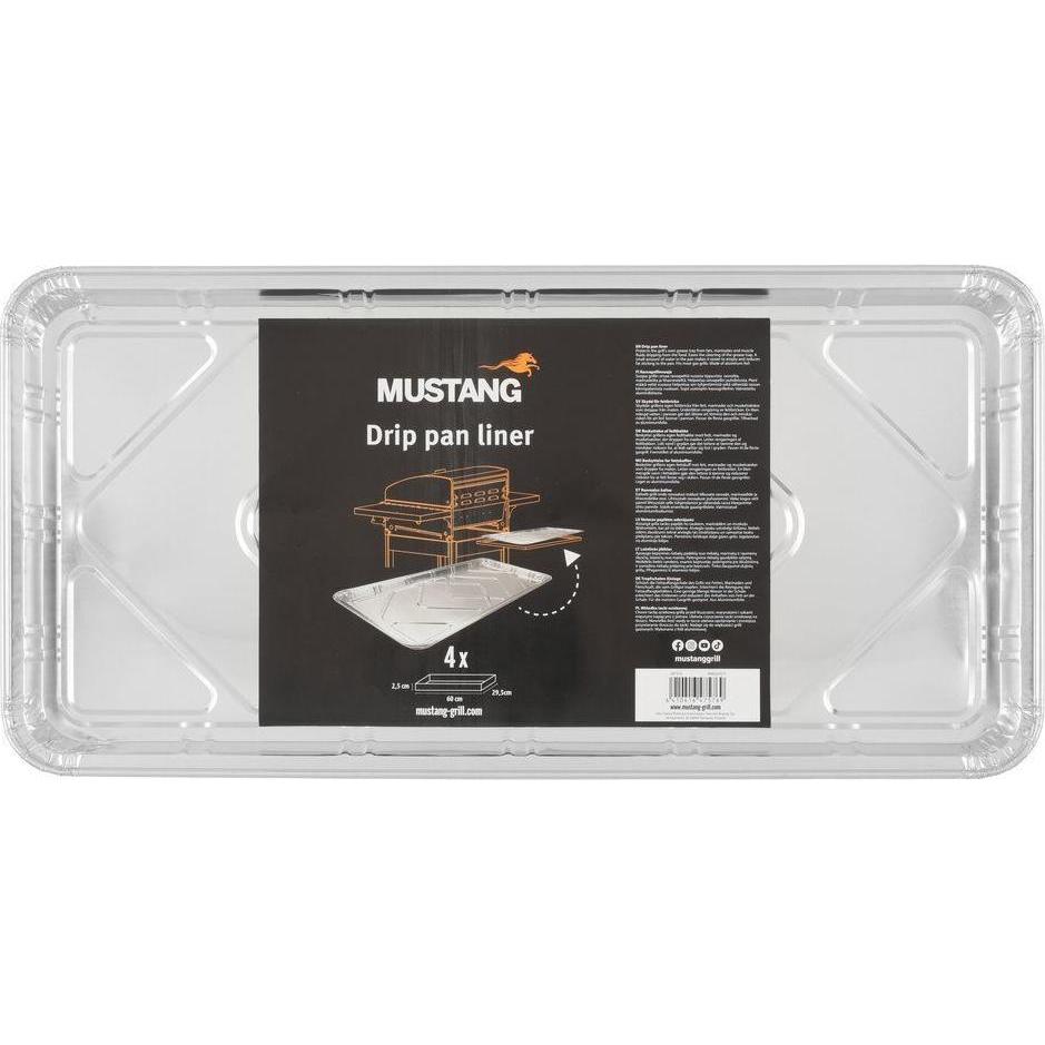 Mustang, Attrezzatura BBQ, Oil pan cover, 60 x 29.5 cm, set of 4