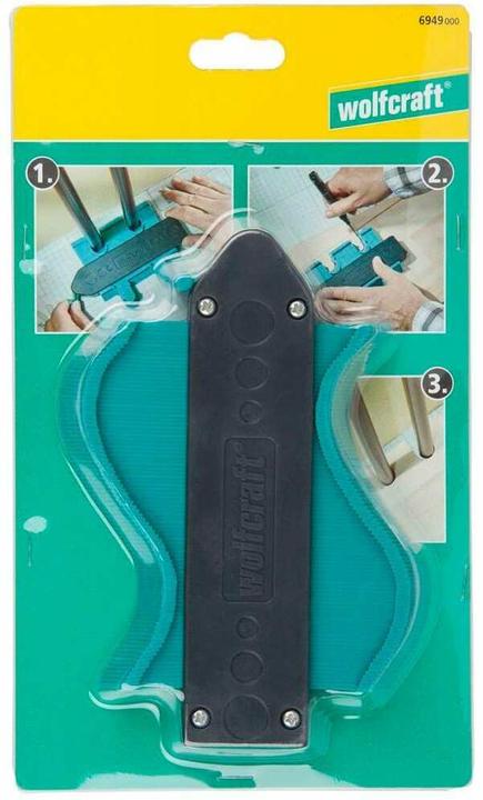 Produktbild wolfcraft 1 Konturenlehre 130mm