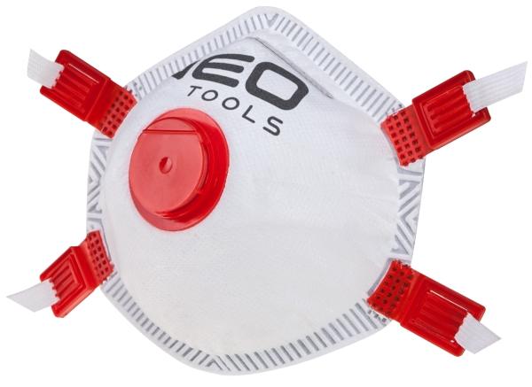 Neo Maschera antipolvere, FFP3, con valvola, guarnizione interna in silicone, 3 pezzi. (FFP3, 3 x)