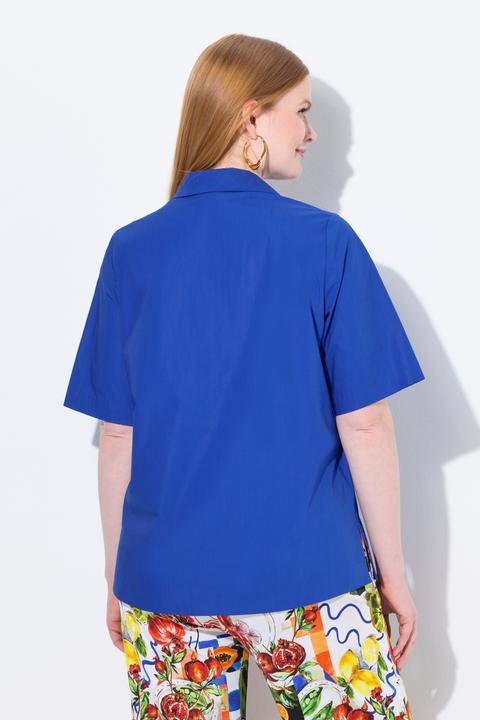 Actual product image Ulla Popken Polo Collar Short Sleeve Blouse (54)