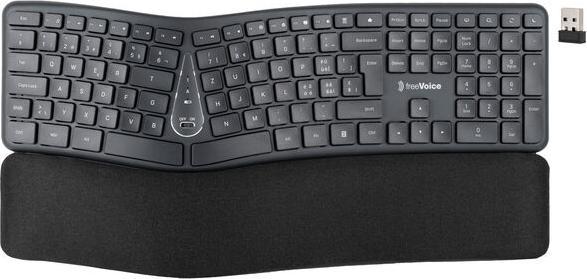 Image du produit FreeVoice Wireless Ergo Keyboard (CH) (CH, Sans fil)