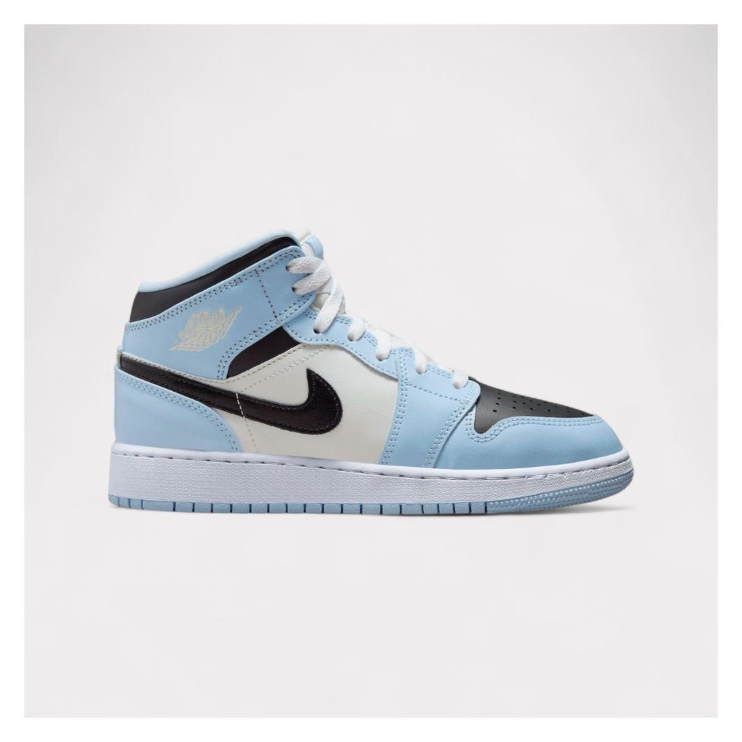 Nike, Unisex, Sneakers, Air Jordan 1, Schwarz, Blau, Weiss, (36)