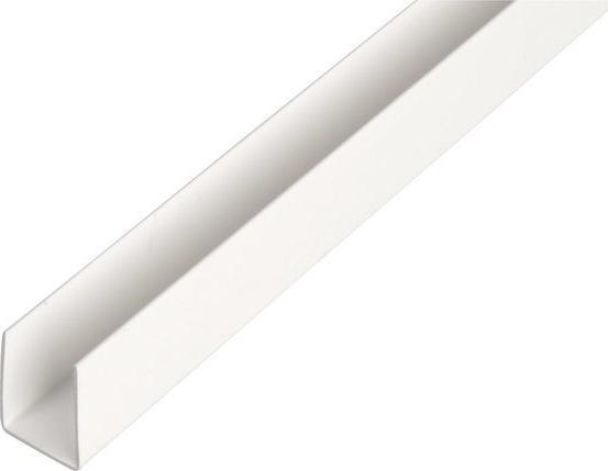 Productafbeelding Kaiserthal U-profiel kunststof wit 12x10x1mm, 2m