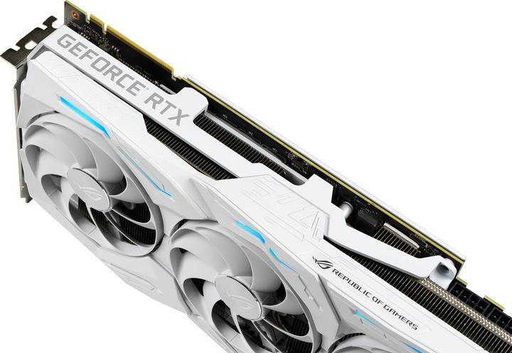 Actual product image ASUS GeForce RTX 2080 Ti ROG Strix O11G White Gaming (11 GB)