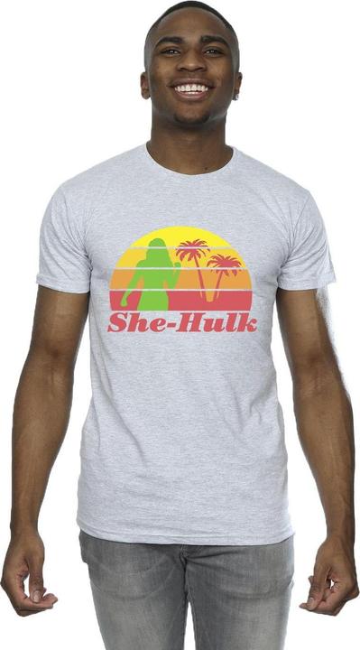 Image du produit - T-shirt SHE-HULK: ATTORNEY AT LAW SUNSET FLEX - Homme (4XL)