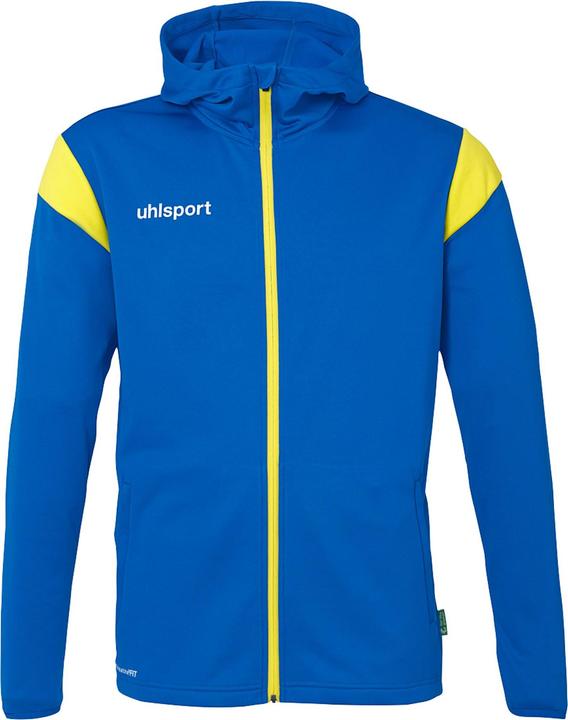 Azure blue and lime yellow