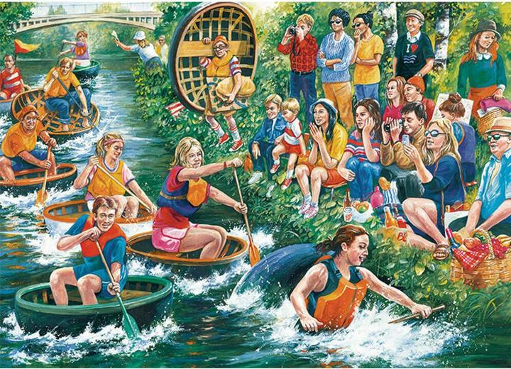 Produktbild Jumbo 11338 - The Coracle Regatta, Puzzle, 1000 Teile (1000 Teile)