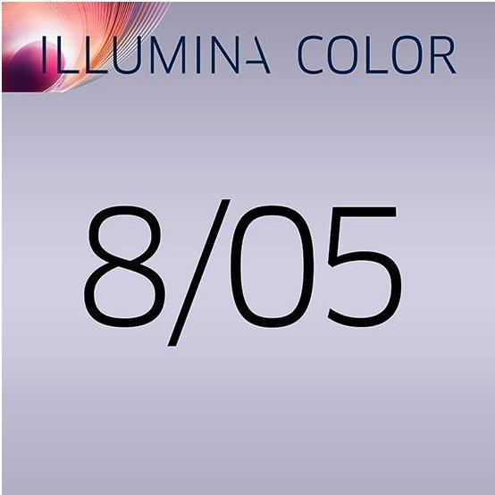 Actual product image Wella Illumina Color (8/05 light blonde natural mahogany)