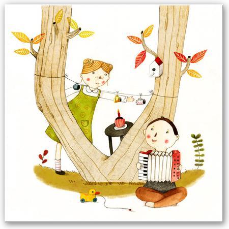 Image du produit Trenddeko Loske - Pique-nique (30 x 30 cm)