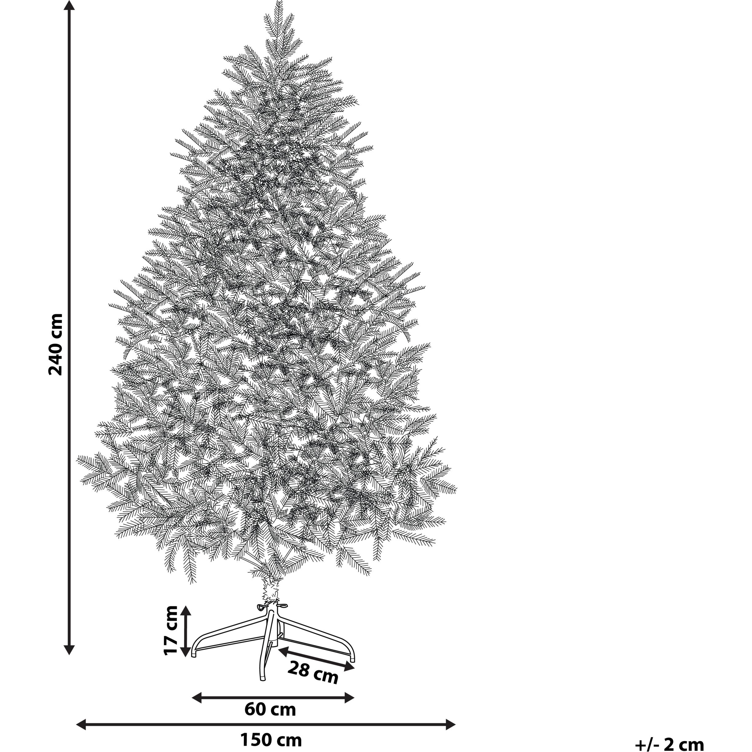 Thumbnail - Beliani, Weihnachtsbaum, Bassie (240 cm)