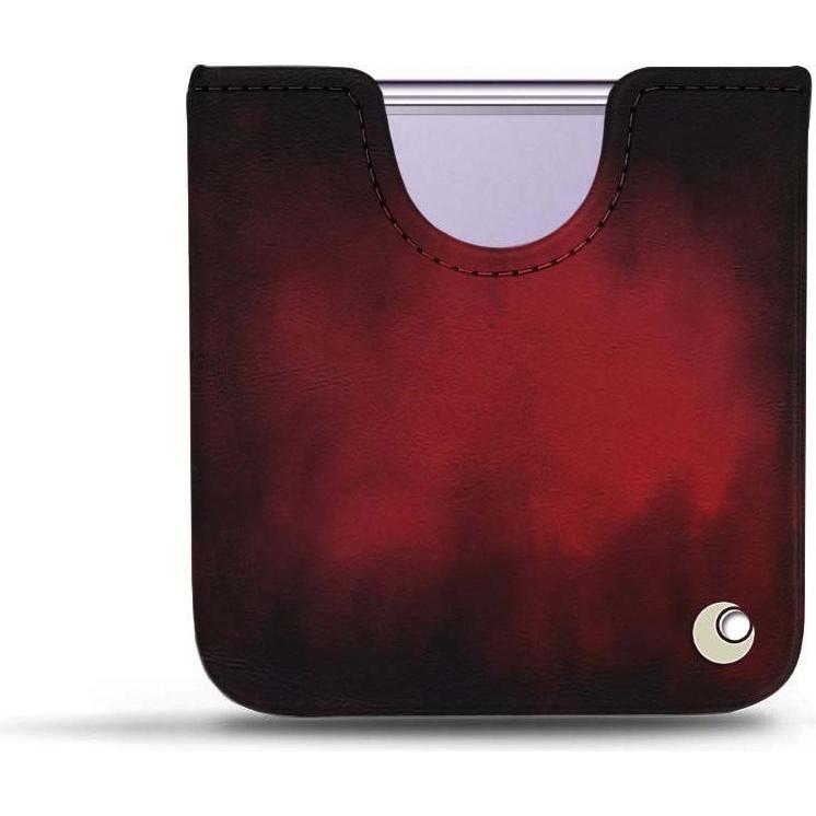 Noreve Lederschutzhülle (Samsung Galaxy Z Flip4), Smartphone Hülle, Rot