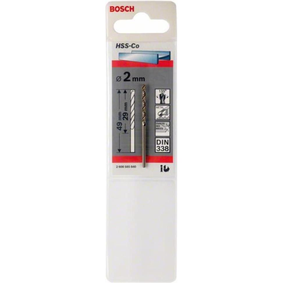 Thumbnail - Bosch Professional Zubehör, Bohrereinsatz, Metallbohrer HSS-Co, DIN 338, 4,8 x 52 x 86 mm, 1er-Pack (4 mm)