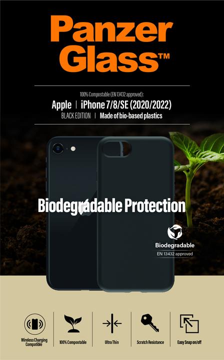 Produktbild PanzerGlass ™ Biodegradable Case Apple iPhone 6 | 6s | SE (2020/2022) | 7 | 8 (Apple iPhone 7, Apple iPhone 8, Apple iPhone SE (2nd Gen), Apple iPhone SE (3rd Gen))
