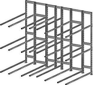 Actual product image kaiserkraft Tire rack, galvanized