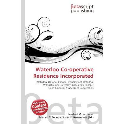 Waterloo Co-operative Residence Incorporated, Fachbücher