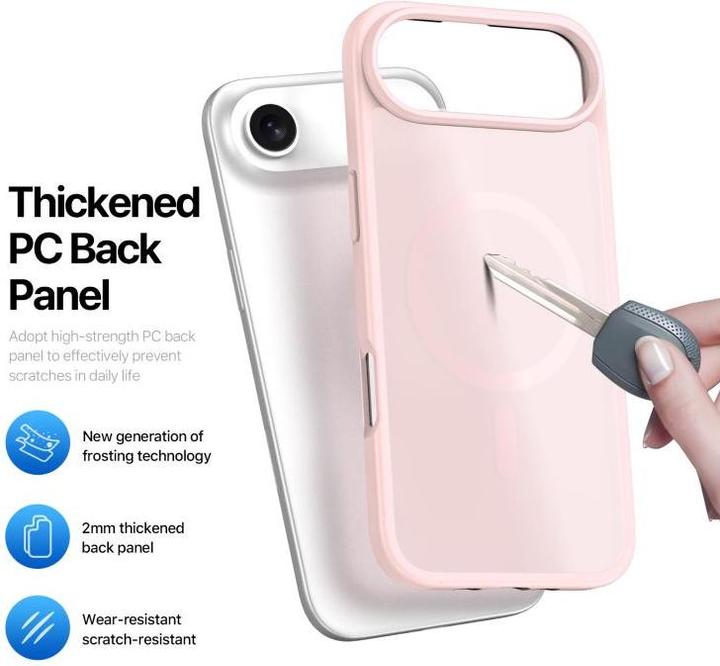Actual product image DUCIS iPhone 17 Air Case with MagSafe - Pink (Apple iPhone 17 Pro)