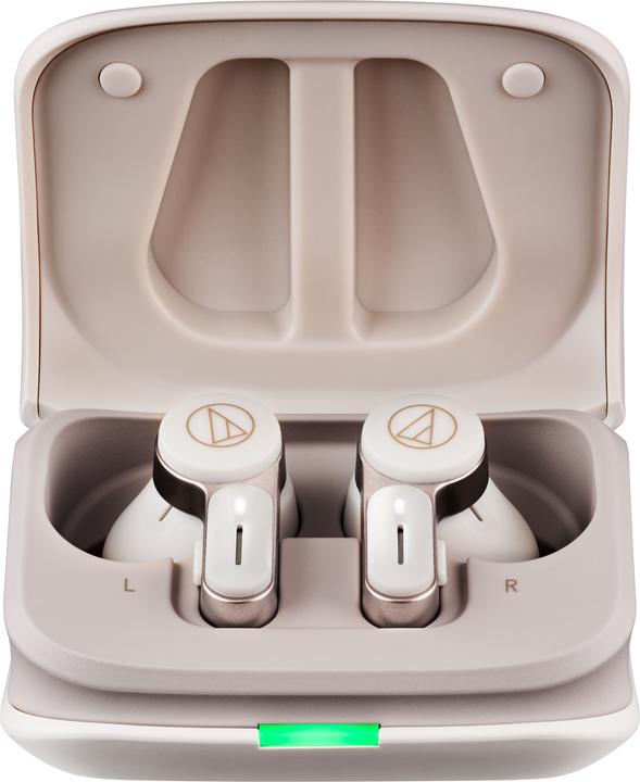 Actual product image Audio-Technica Kompiuterio kolonėlės WIRELESS EARBUDS ATH-TWX7 Baltas (ANC, 6.50 h, Wireless)