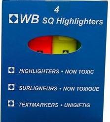 Image du produit WB Surligneur 8440WT4 Multicolore
