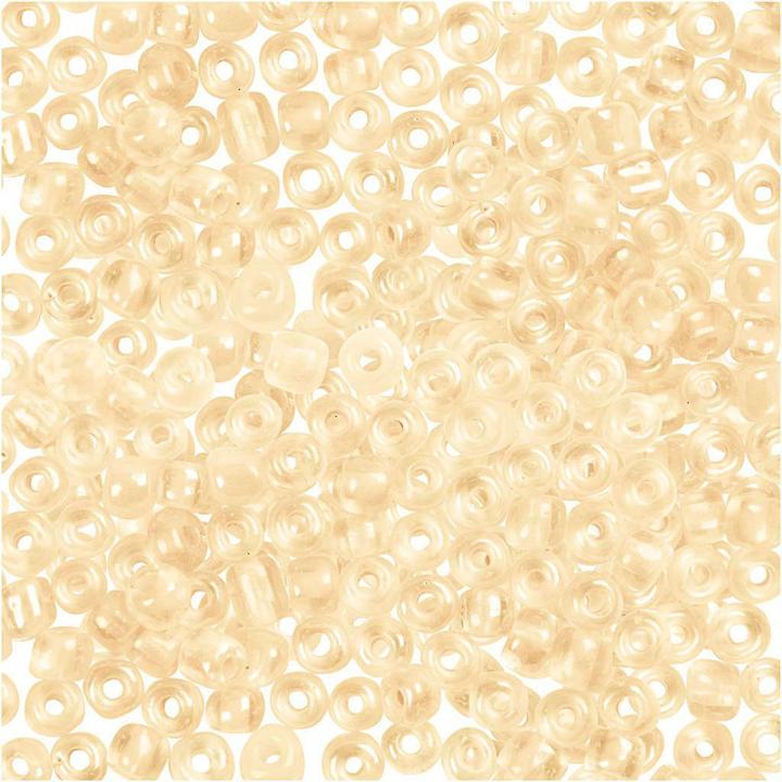 Produktbild Creativ Company Perlen Rocailles Elfenbein, 500 Gramm