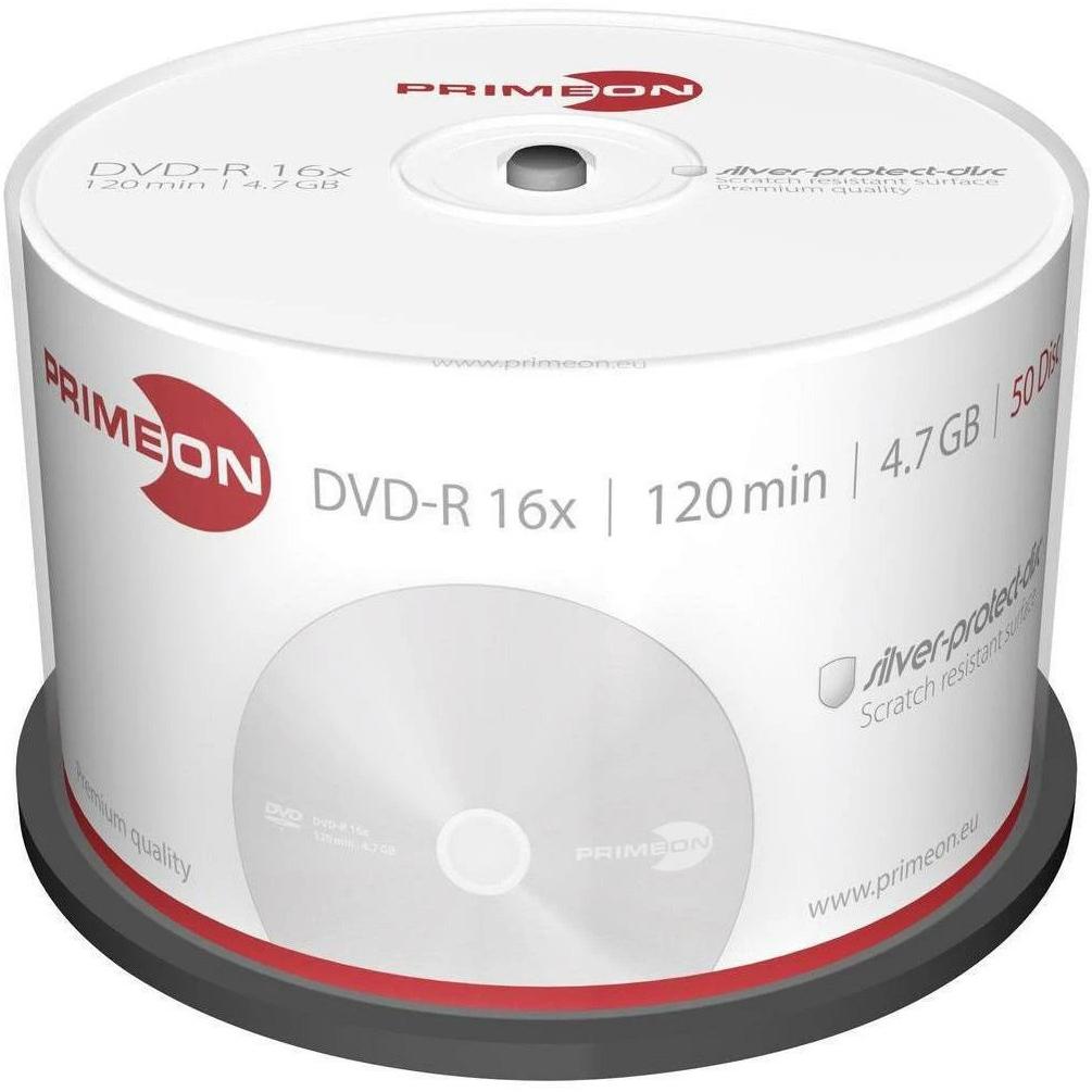 Primeon DVD-R 4.7GB 50er Spindel (50 x), Optischer Datenträger