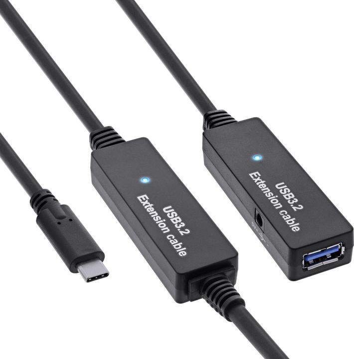 Produktbild InLine USB 3.2 Gen.1 Aktiv-Verlängerung (10 m, USB 3.2 Gen 1)