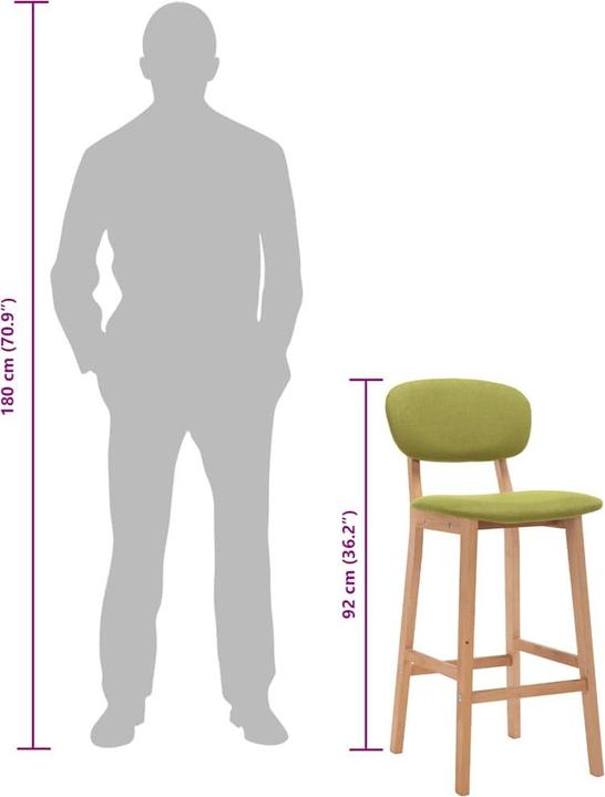 Produktbild vidaXL Barstuhl