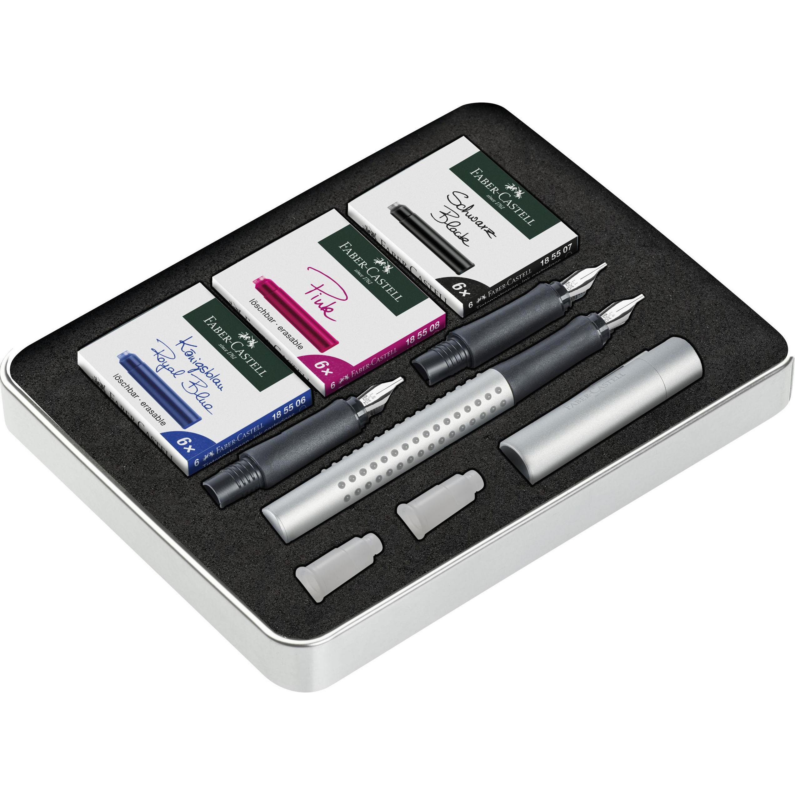 Faber-Castell, Schreibstifte, Füllfederhalter Grip (Assorted colours, Mehrfarbig, 1 x)