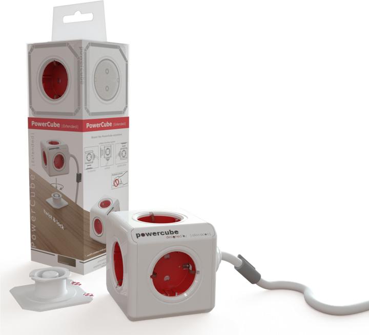 Image du produit Allocacoc PowerCube Extended avec câble de 1,5 m Type F (5 x, CEE 7/4, 1.50 m)
